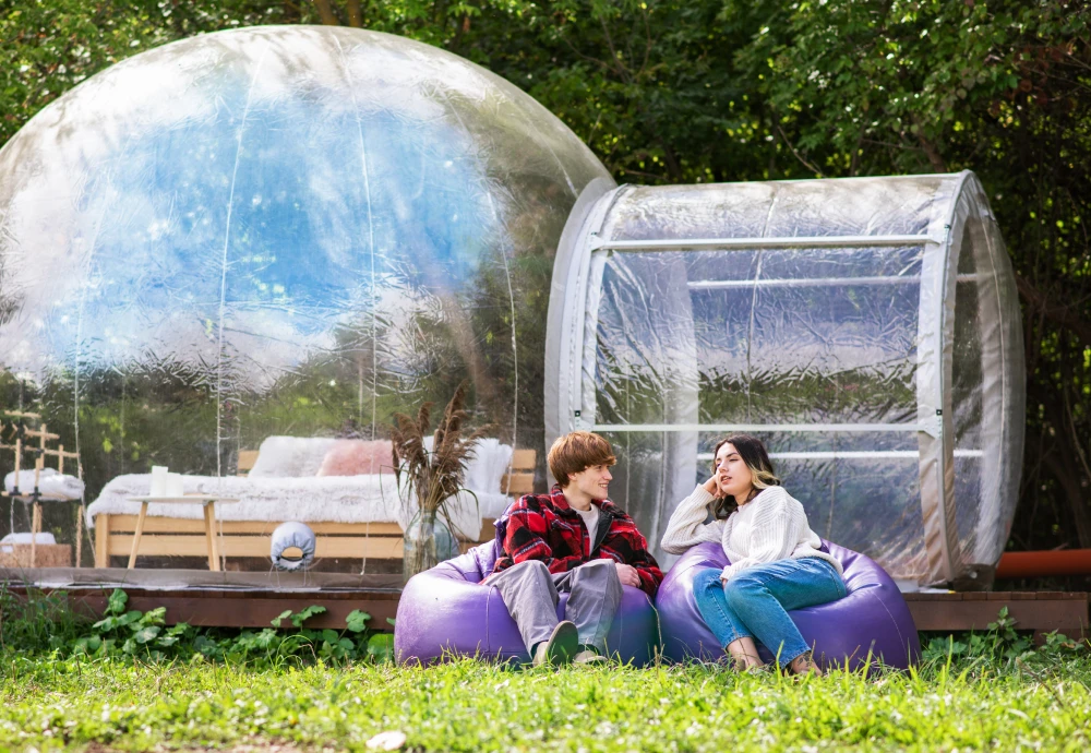 tunnel inflatable bubble camping tent