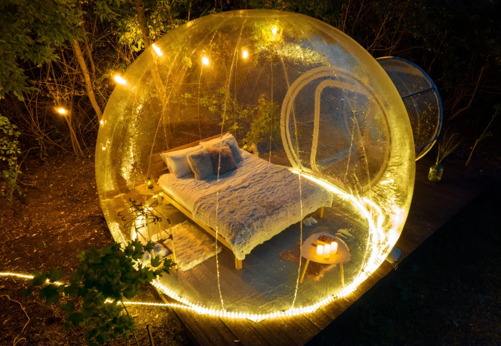 inflatable transparent tent